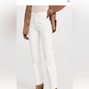 Slvrlake London jean in white